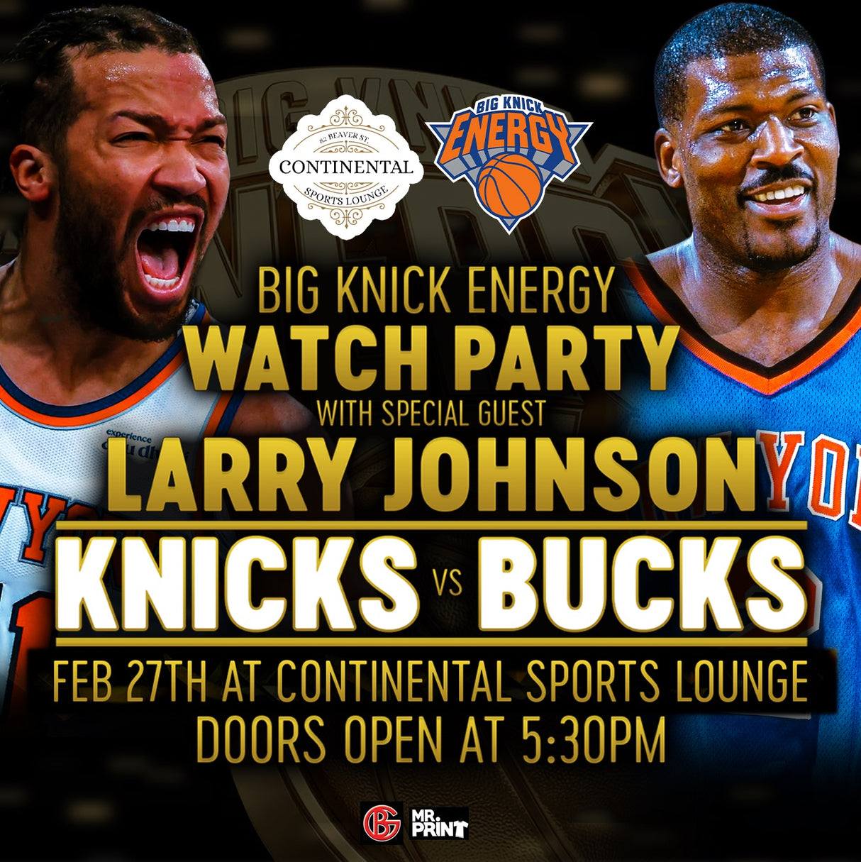 Larry Johnson - Knicks Watch Party + Meet & Greet